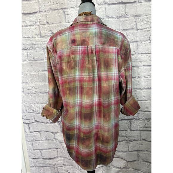 Reworked/upcycled flannel shirt - Picture 3 of 7